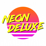 Neon Deluxe Logo Sonne Transparent